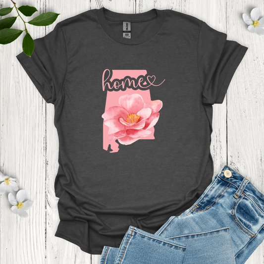 Alabama State Flower Camellia T-Shirt