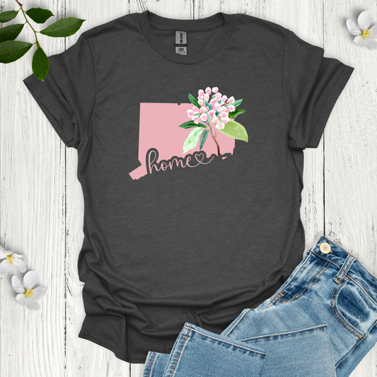 Connecticut State Flower Mountain Laurel T-Shirt