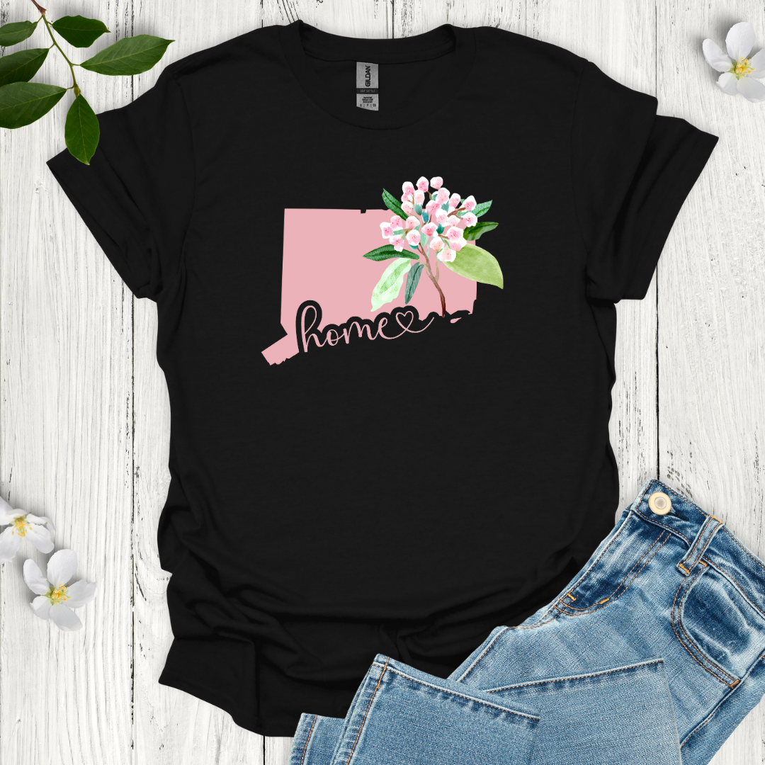 Connecticut State Flower Mountain Laurel T-Shirt
