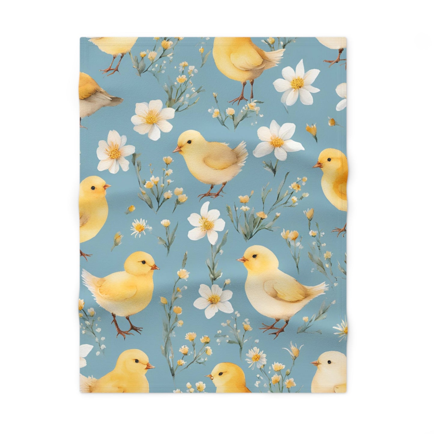 Chick Fleece Baby Blanket