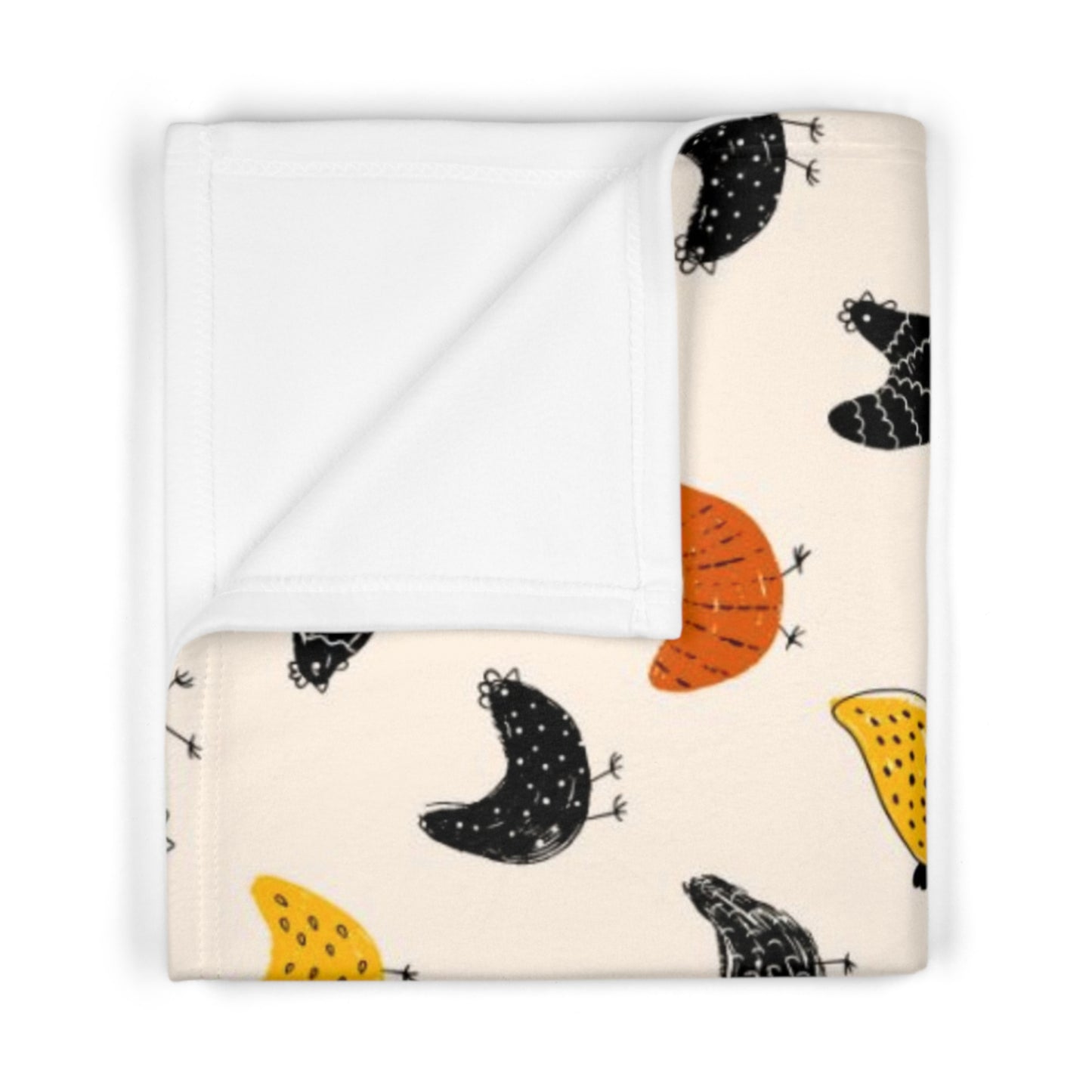 Chicken Fleece Baby Blanket