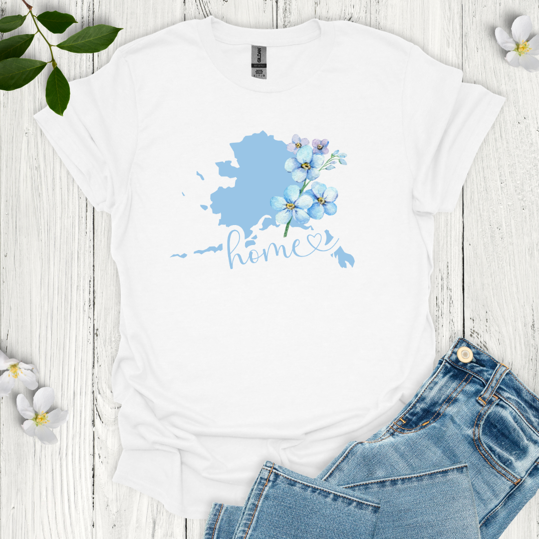 Alaska State Flower Forget-Me-Not T-Shirt