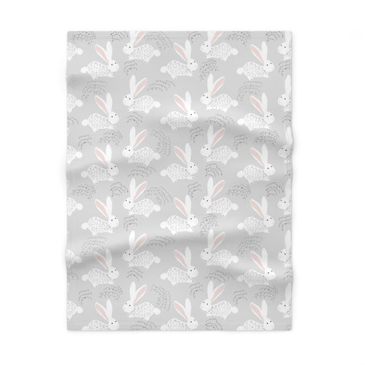 Bunny Fleece Baby Blanket