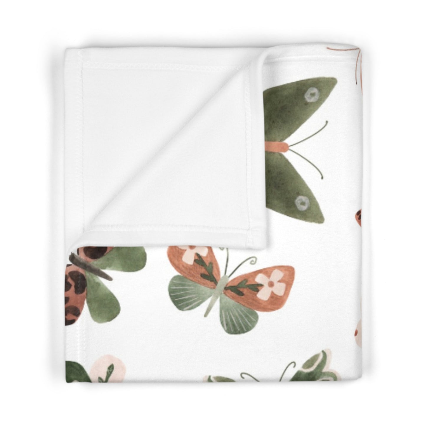 Butterfly Fleece Baby Blanket