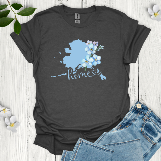 Alaska State Flower Forget-Me-Not T-Shirt