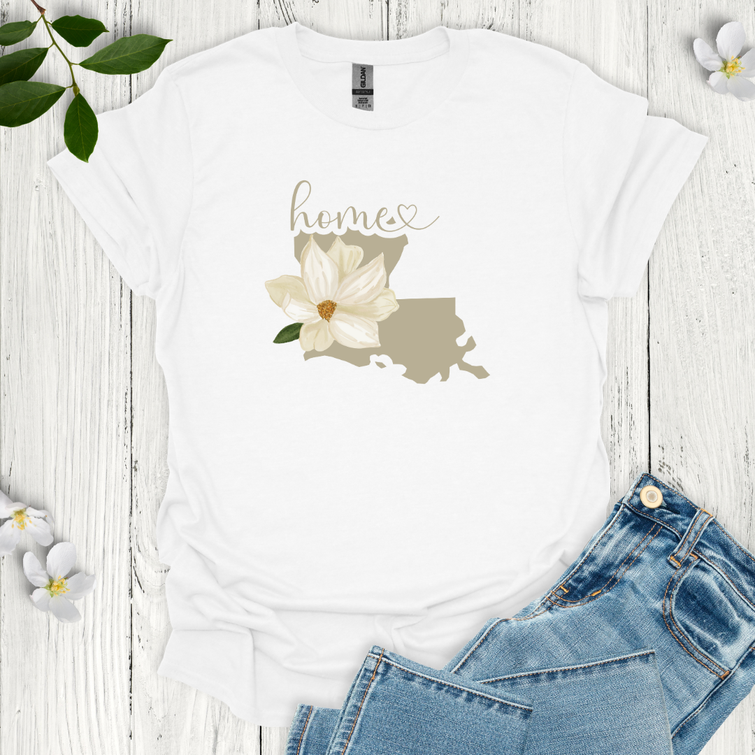 Louisiana State Flower Magnolia T-Shirt