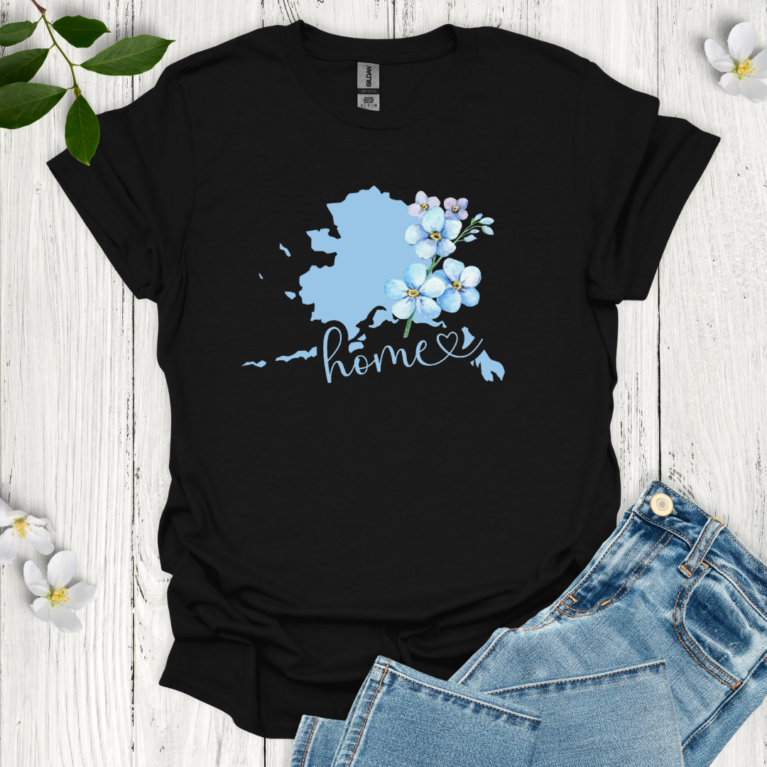 Alaska State Flower Forget-Me-Not T-Shirt