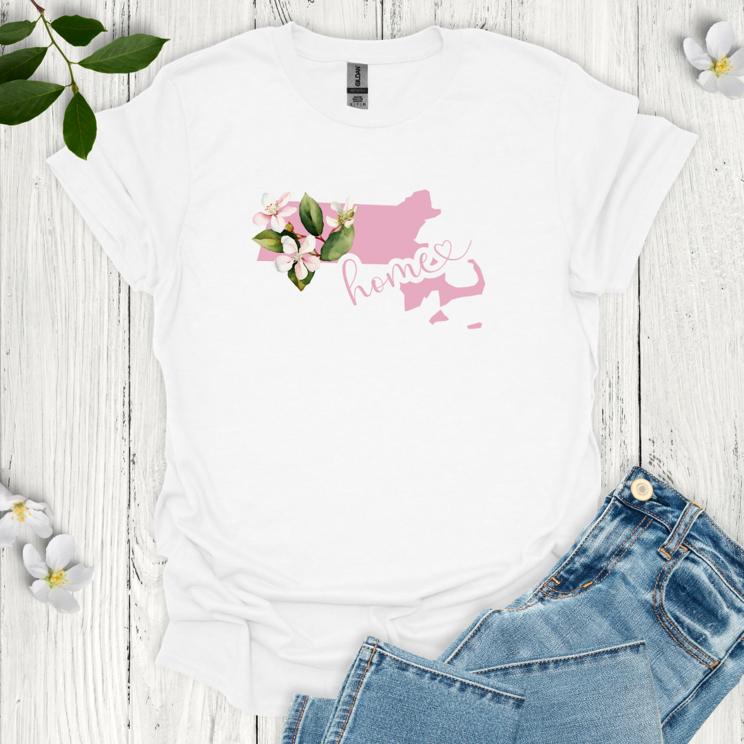 Massachusetts State Flower Mayflower T-Shirt