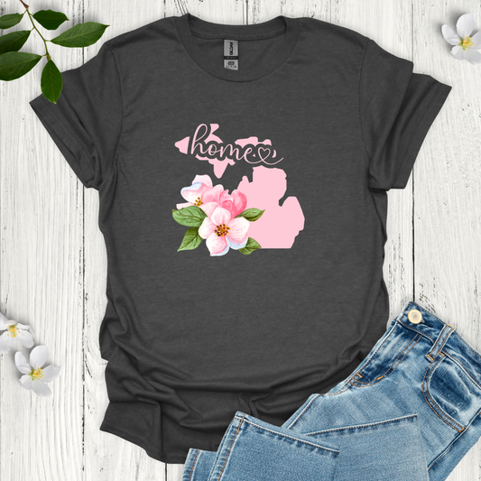 Michigan State Flower Apple Blossom T-Shirt