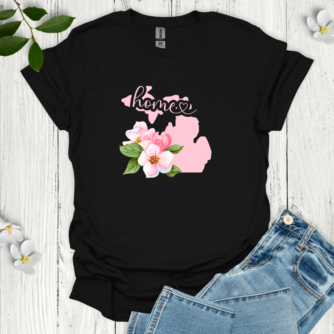 Michigan State Flower Apple Blossom T-Shirt