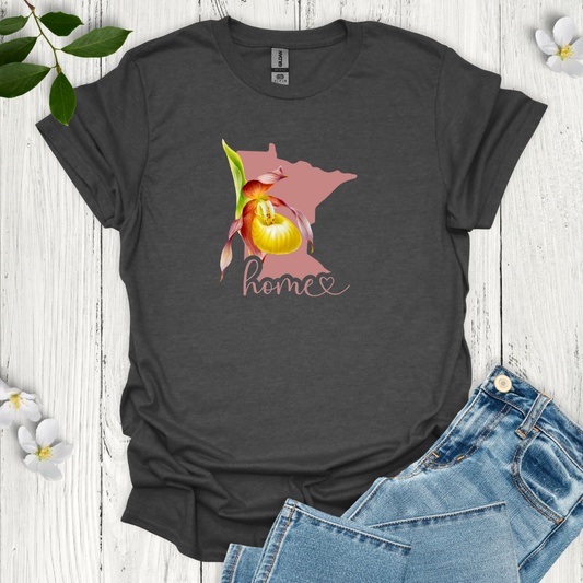 Minnesota State Flower Lady's Slipper T-Shirt