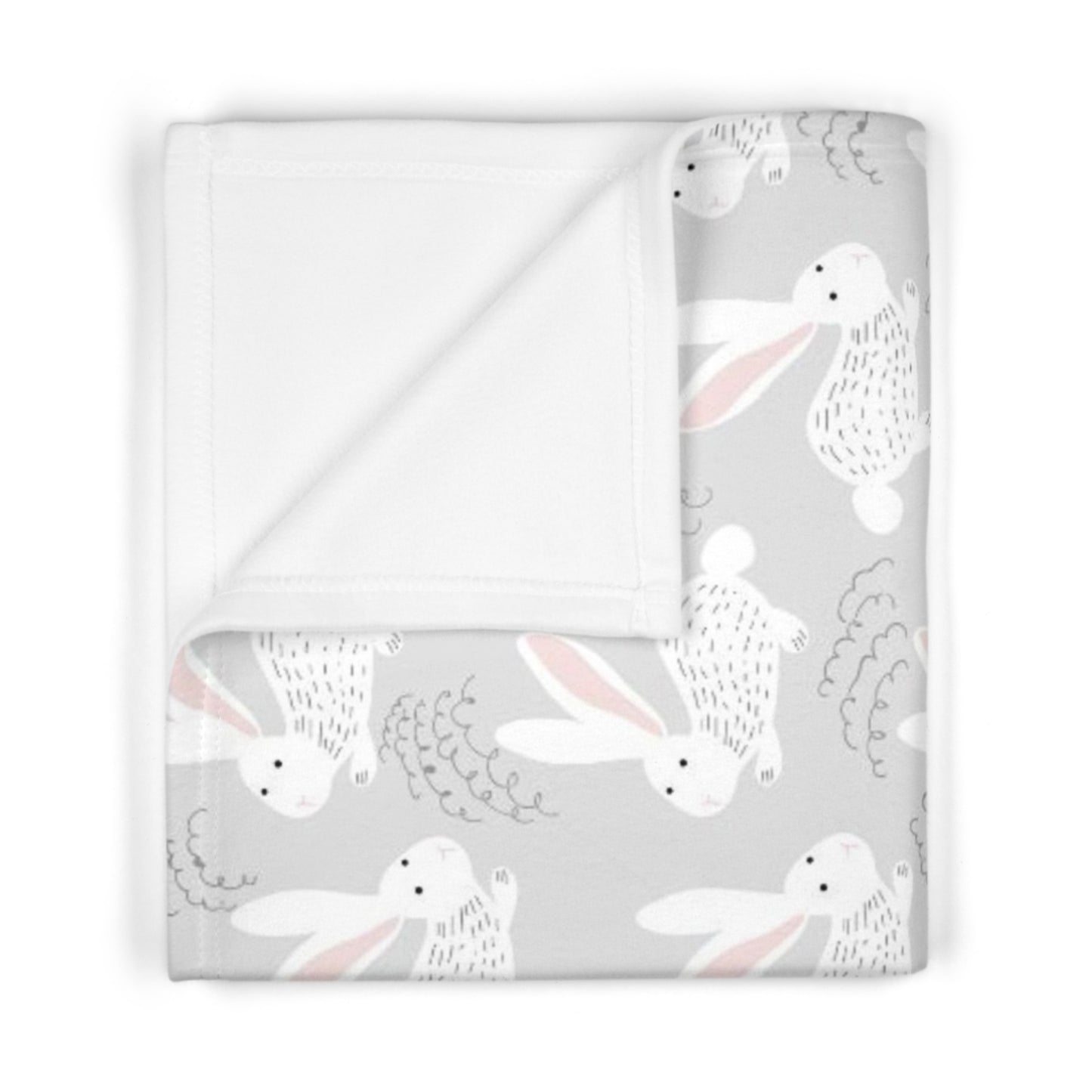 Bunny Fleece Baby Blanket