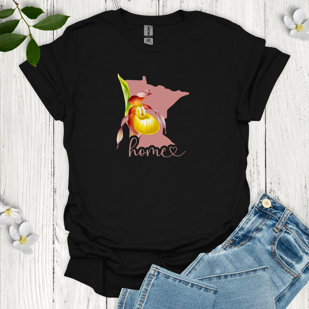 Minnesota State Flower Lady's Slipper T-Shirt