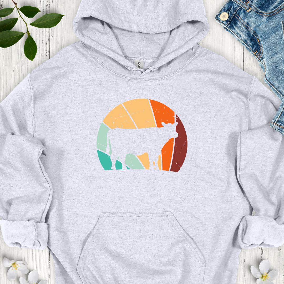 Sunset Cow Hoodie