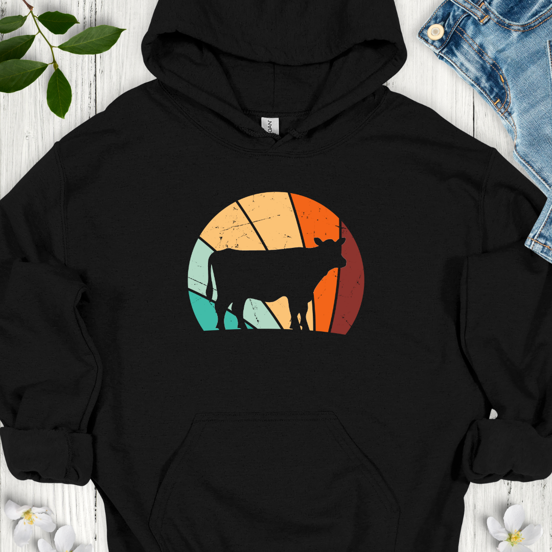 Sunset Cow Hoodie