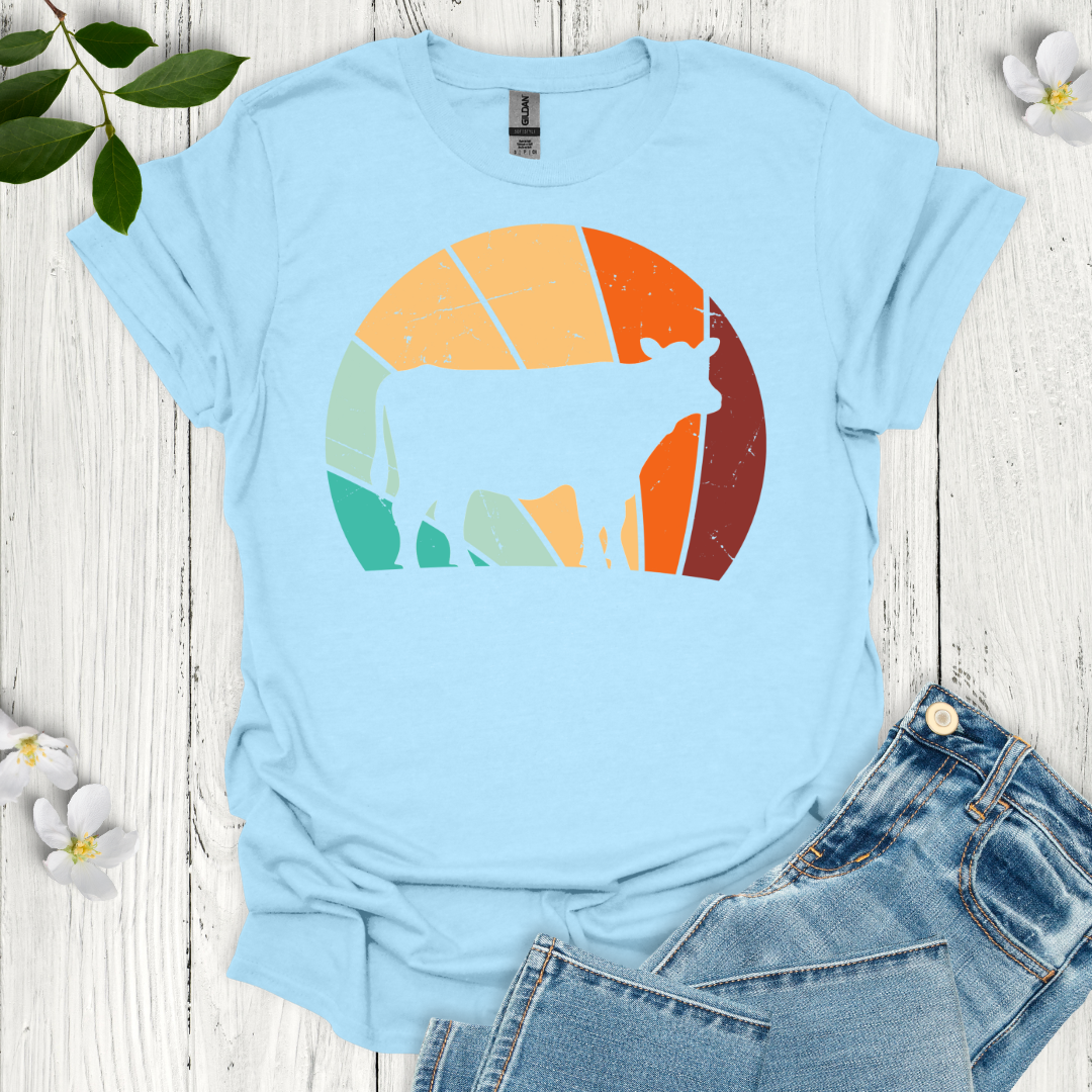 Sunset Cow T-Shirt