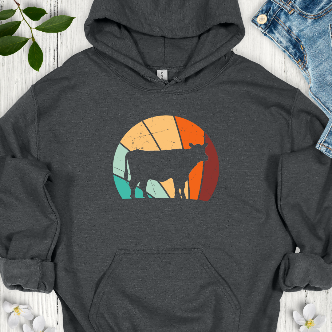 Sunset Cow Hoodie