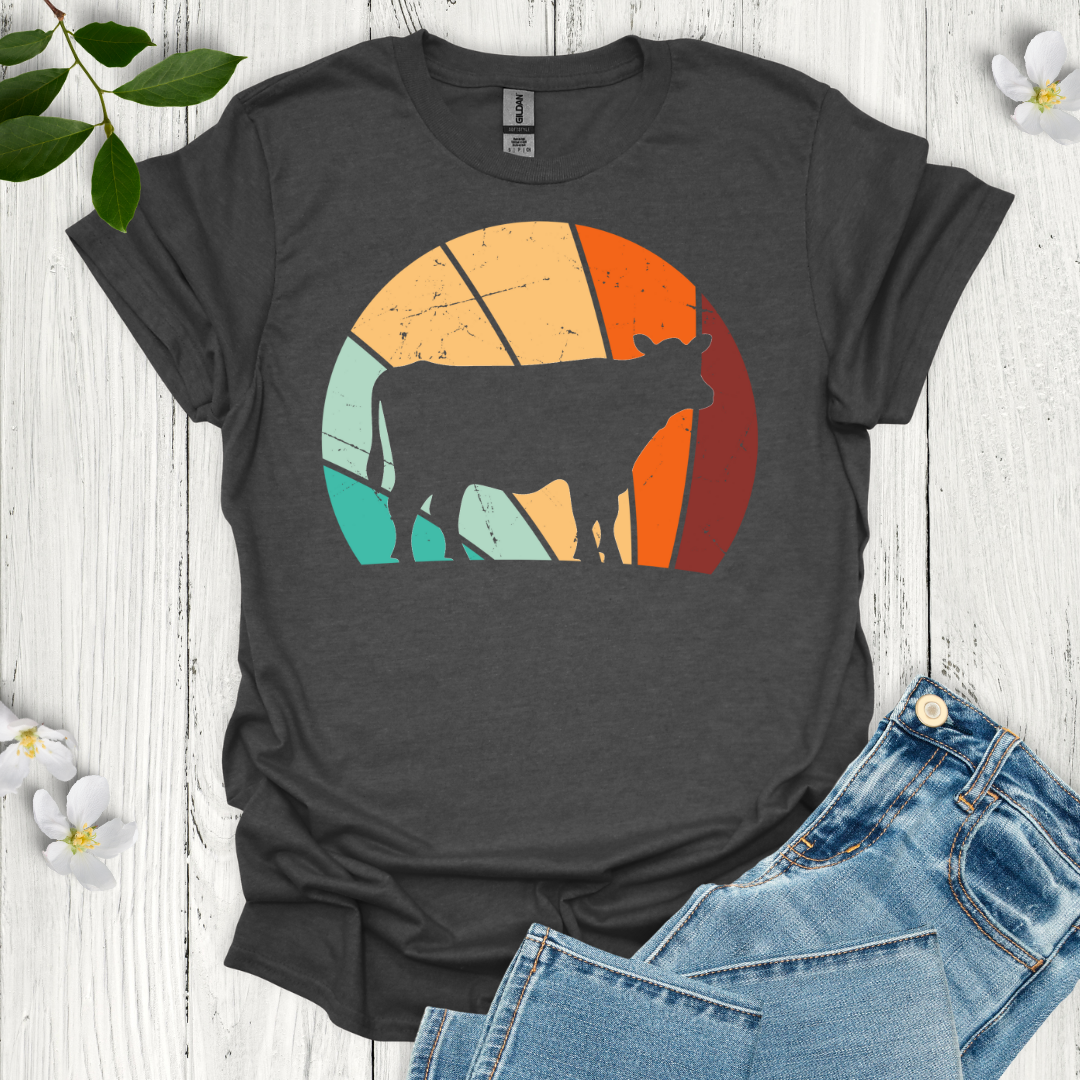 Sunset Cow T-Shirt