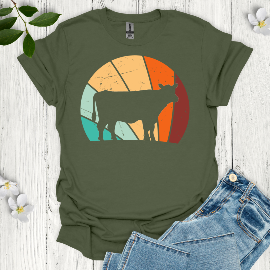 Sunset Cow T-Shirt