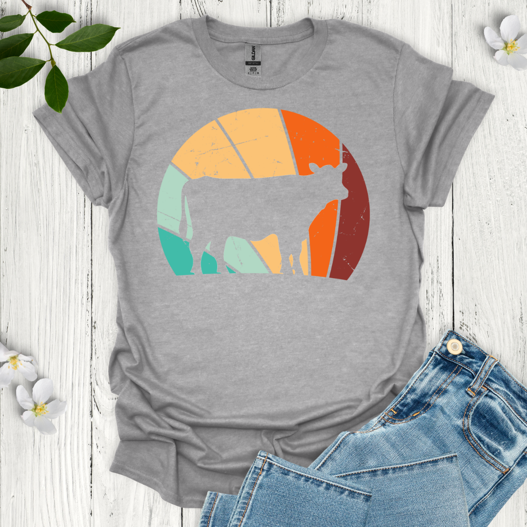 Sunset Cow T-Shirt