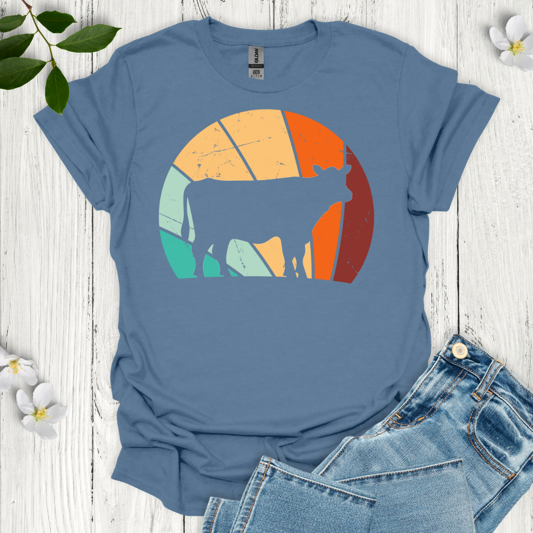 Sunset Cow T-Shirt