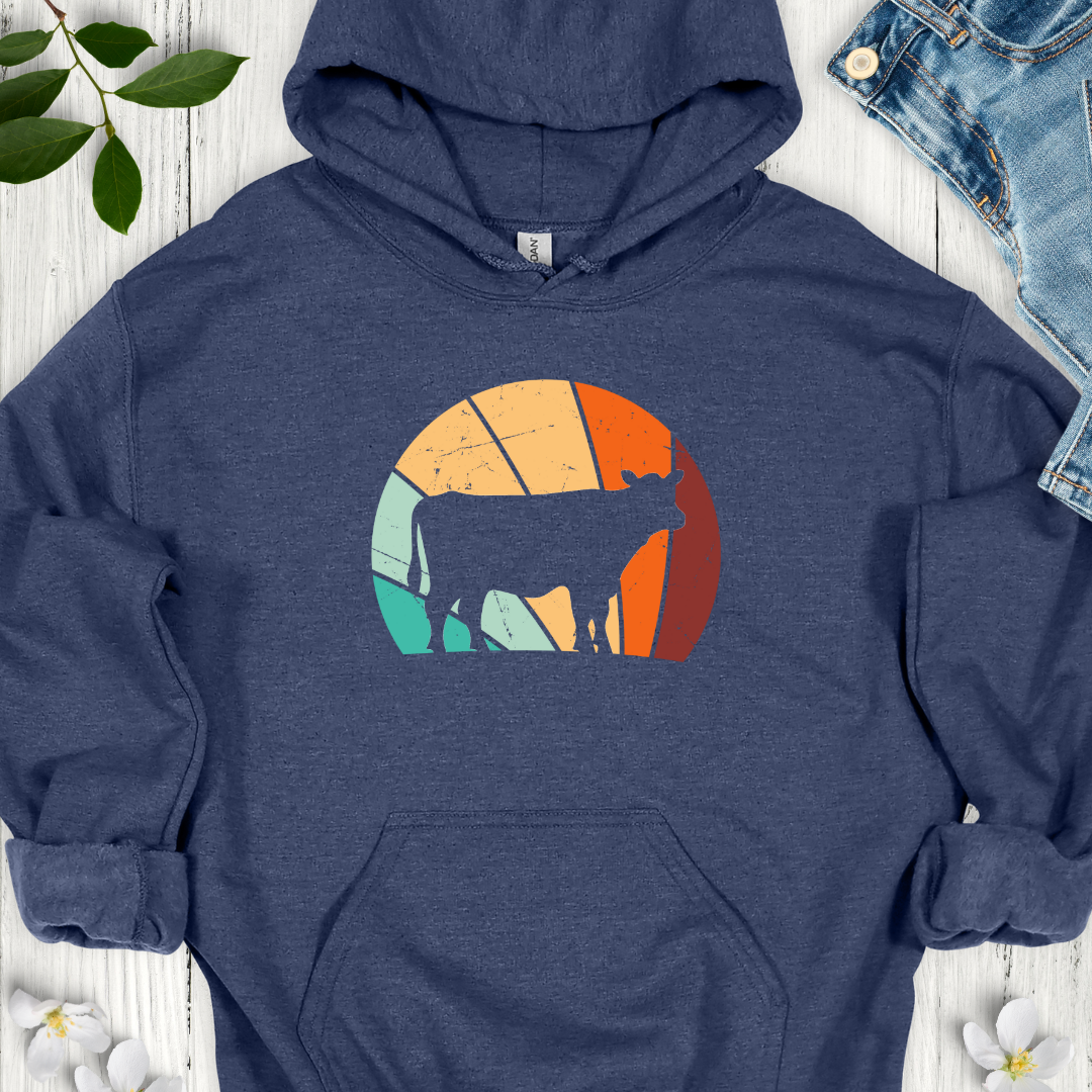 Sunset Cow Hoodie