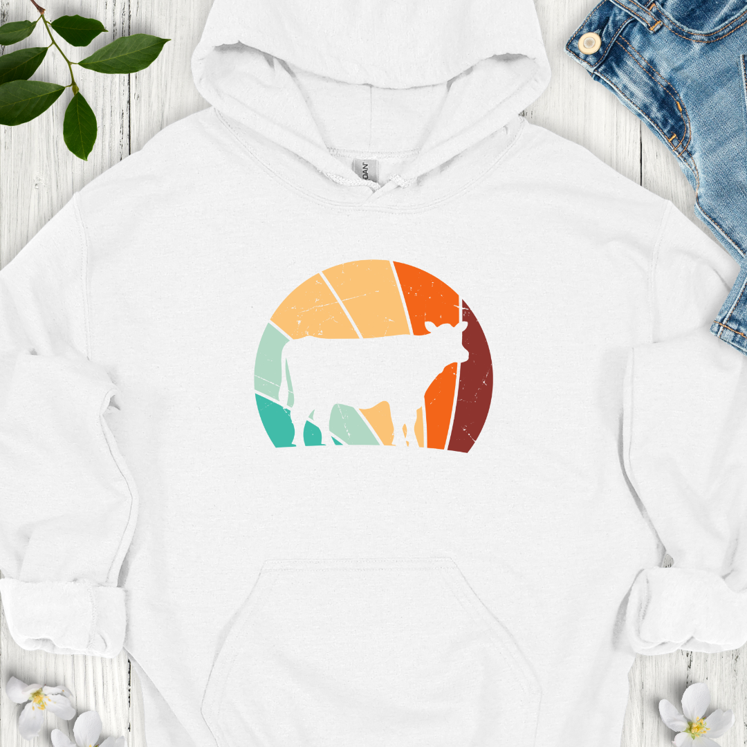 Sunset Cow Hoodie