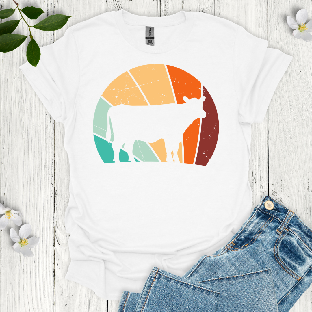 Sunset Cow T-Shirt