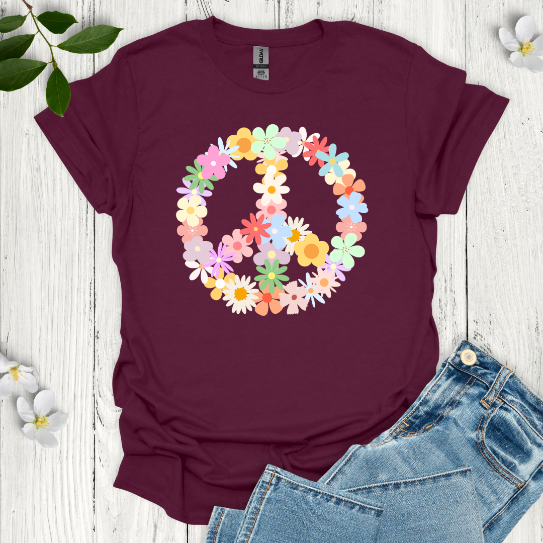 Floral Peace T-Shirt