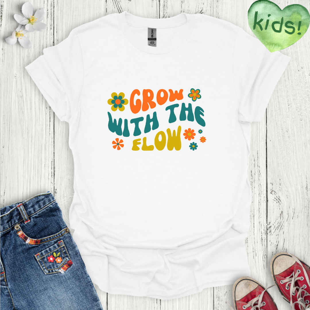 Grow with the Flow Kids T-Shirt