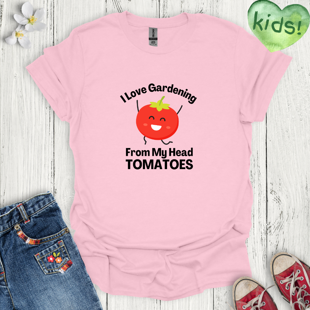 I Love Gardening Kids T-Shirt