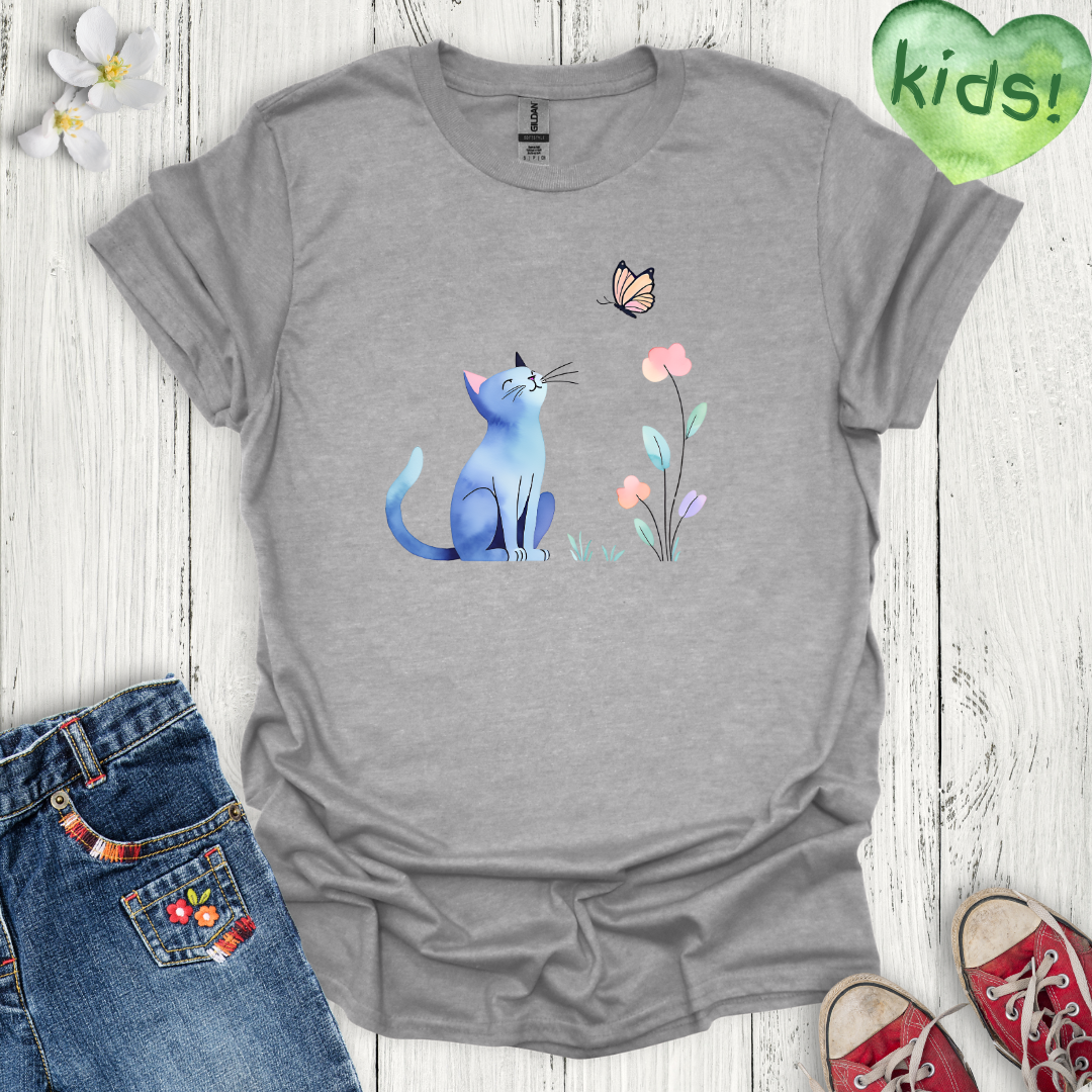 Peaceful Purr Kids T-Shirt