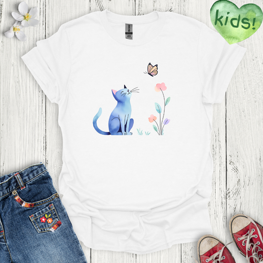 Peaceful Purr Kids T-Shirt