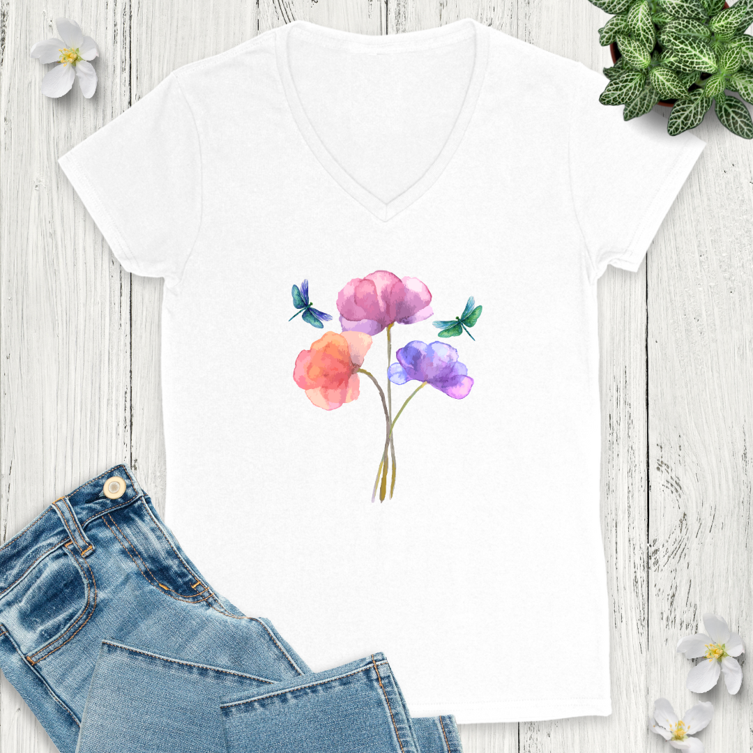 Blossom Breeze V-Neck