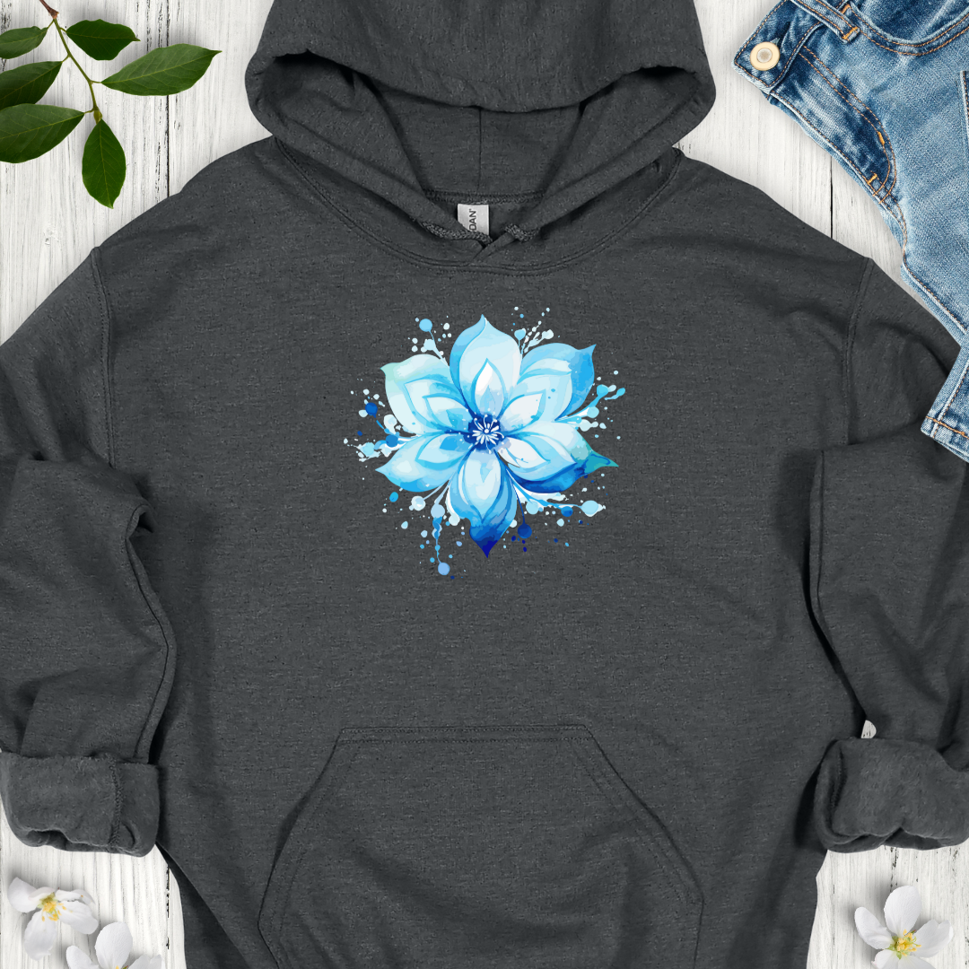 Blue Bloom Hoodie