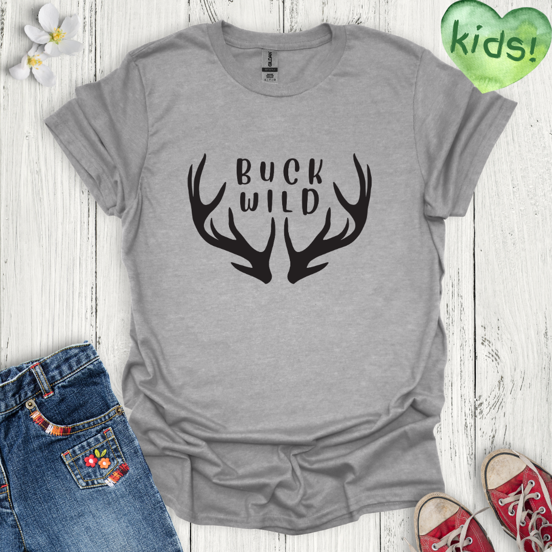 Buck Wild Kids T-Shirt