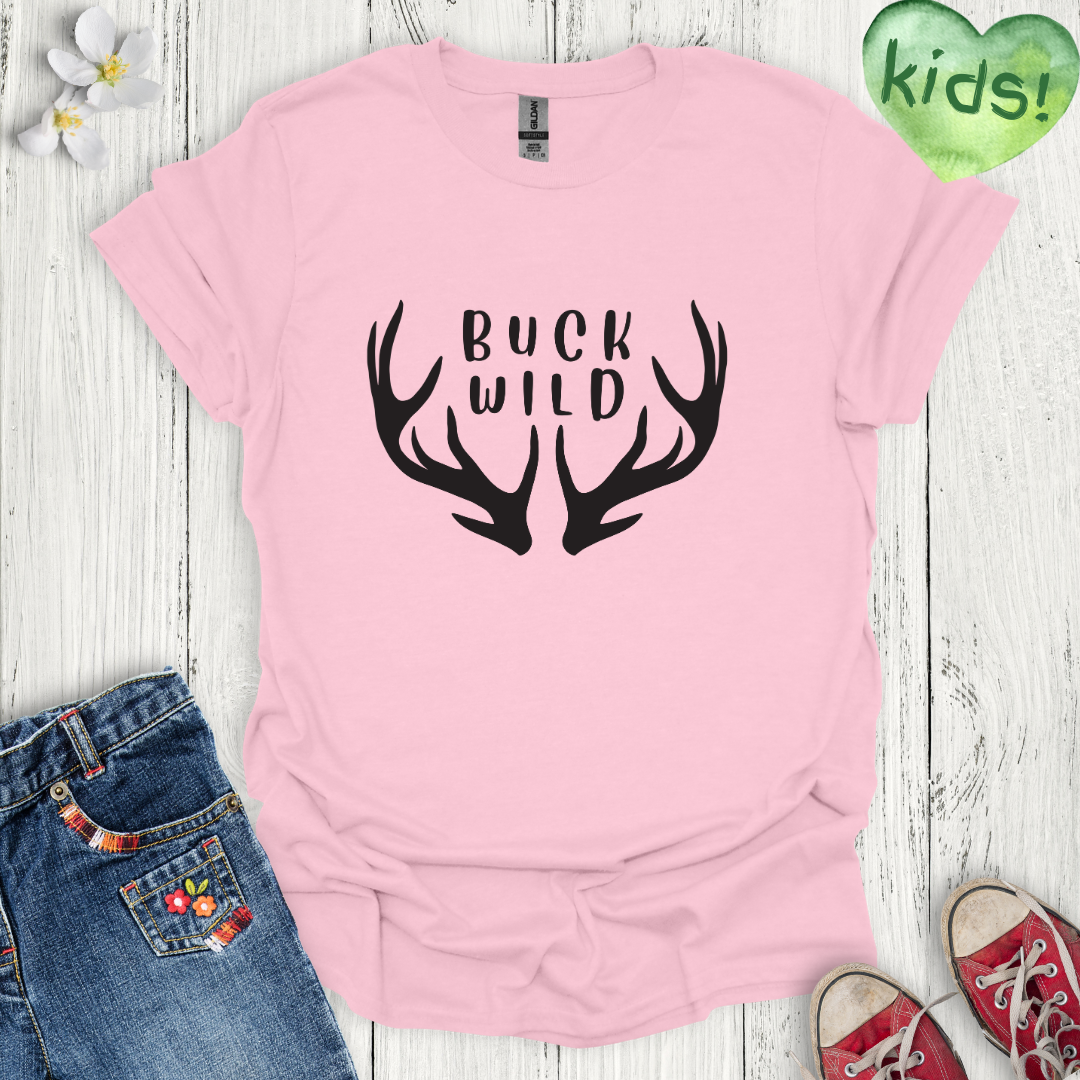 Buck Wild Kids T-Shirt