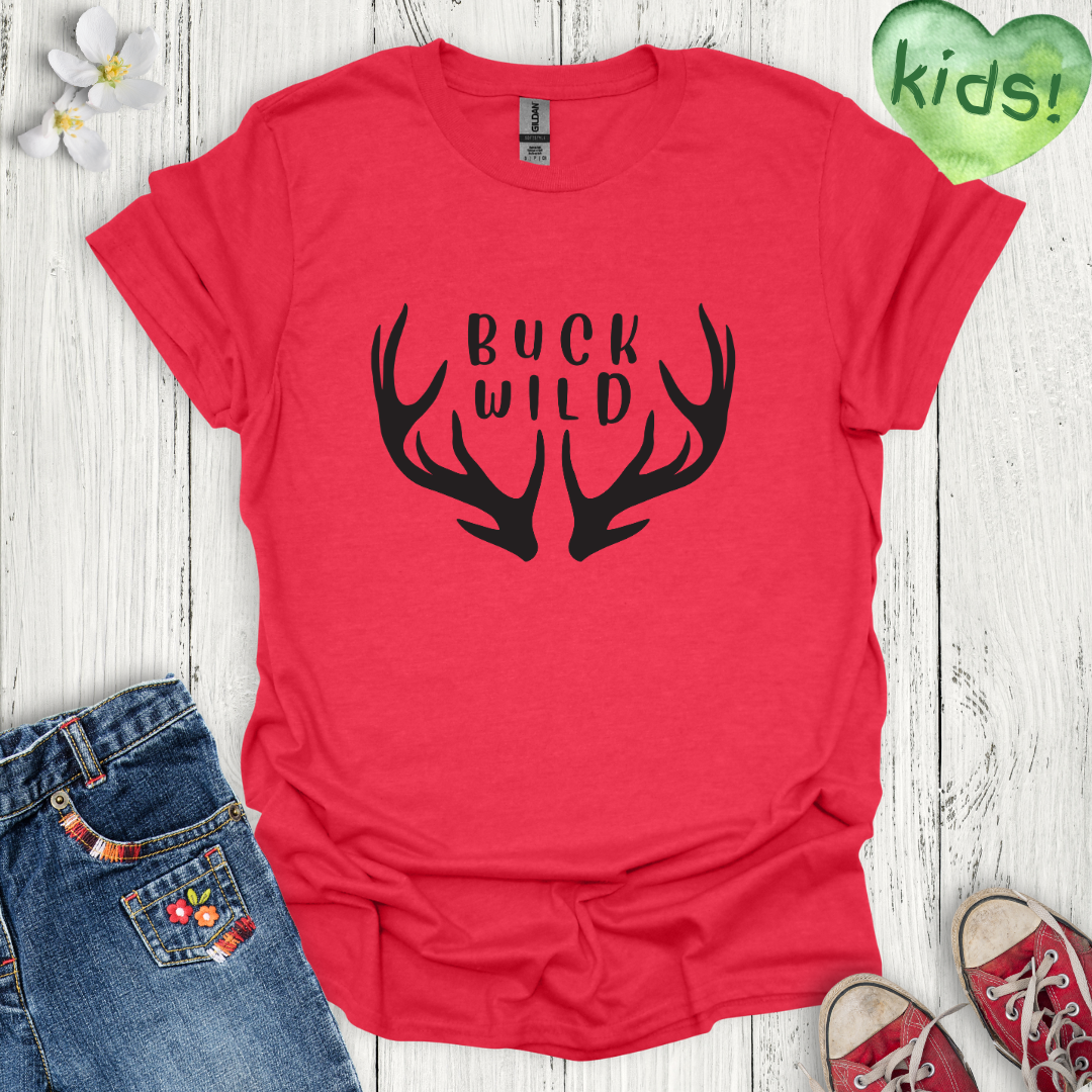 Buck Wild Kids T-Shirt