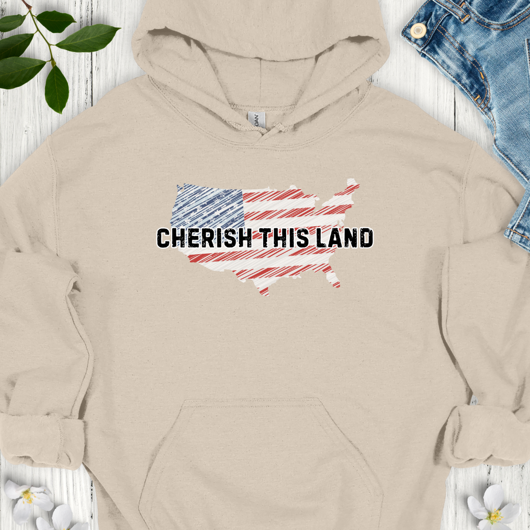 Cherish This Land Hoodie