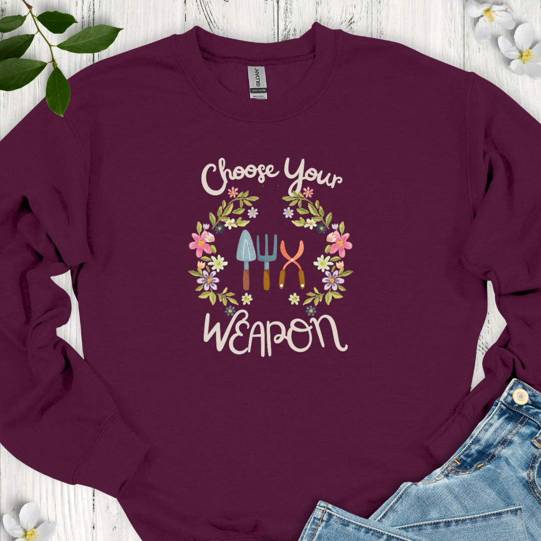 Choose Your Weapon Crewneck