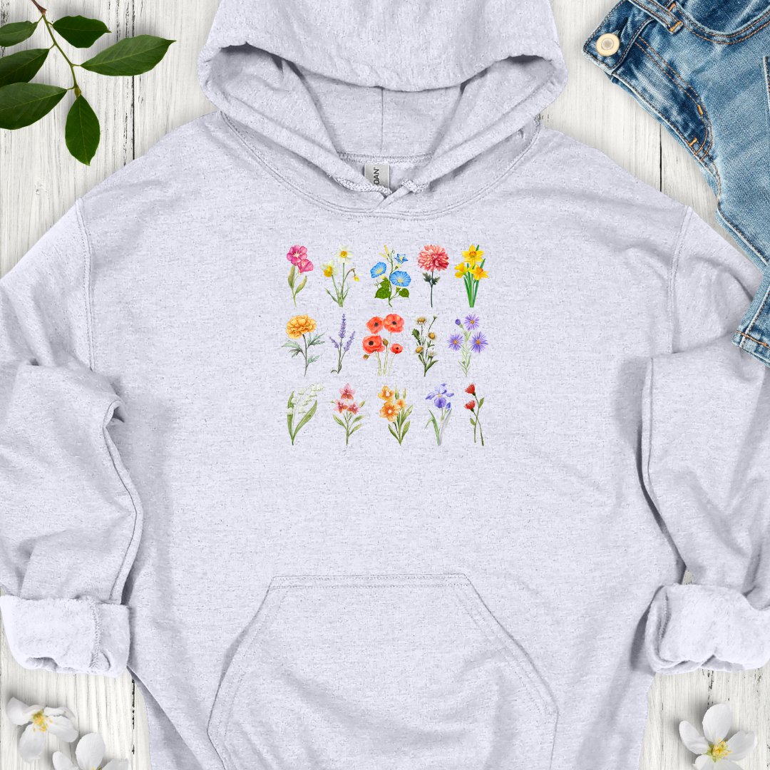 Colorful Blooms Hoodie