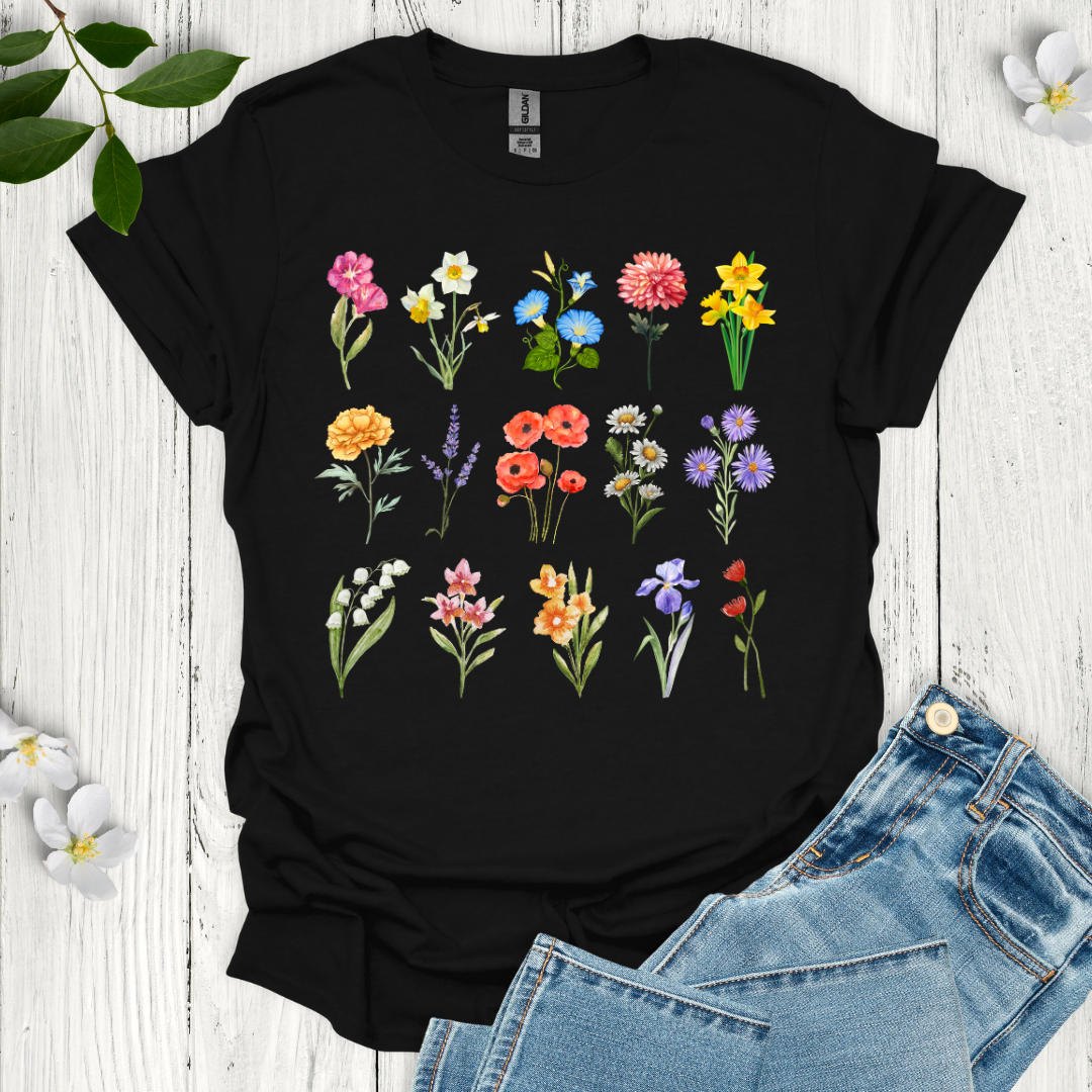 Colorful Blooms T-Shirt