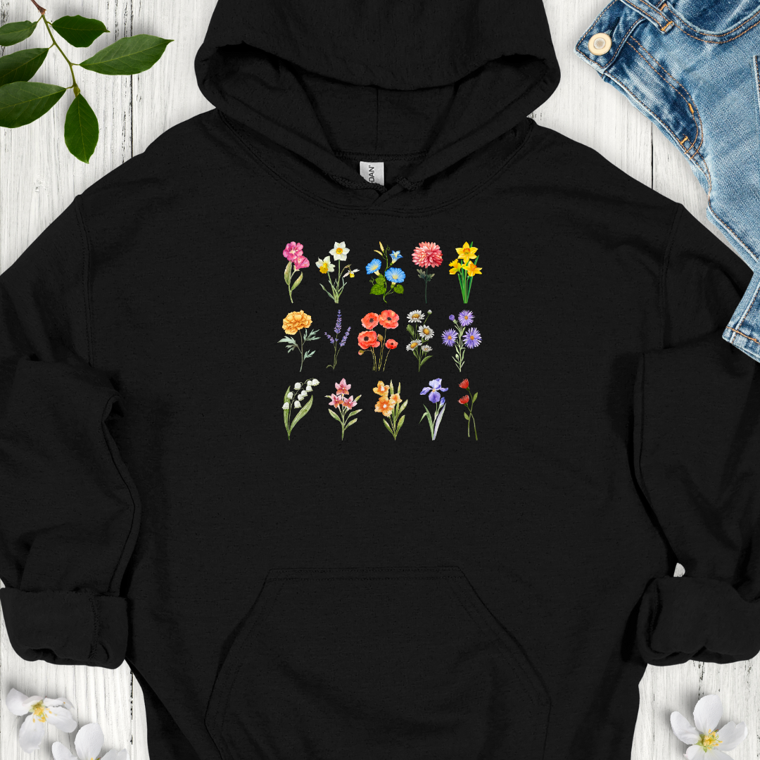 Colorful Blooms Hoodie