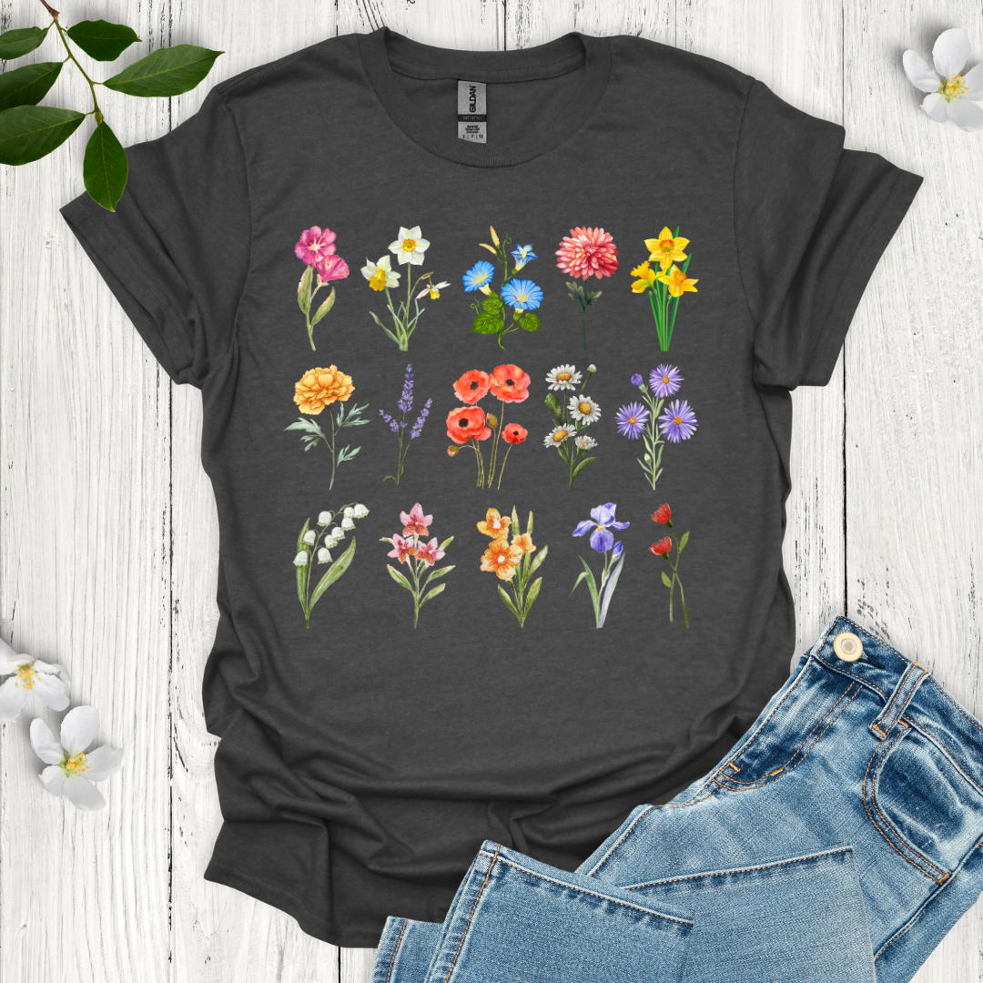 Colorful Blooms T-Shirt