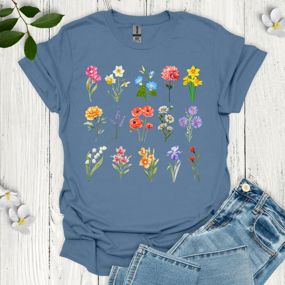 Colorful Blooms T-Shirt