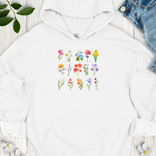 Colorful Blooms Hoodie