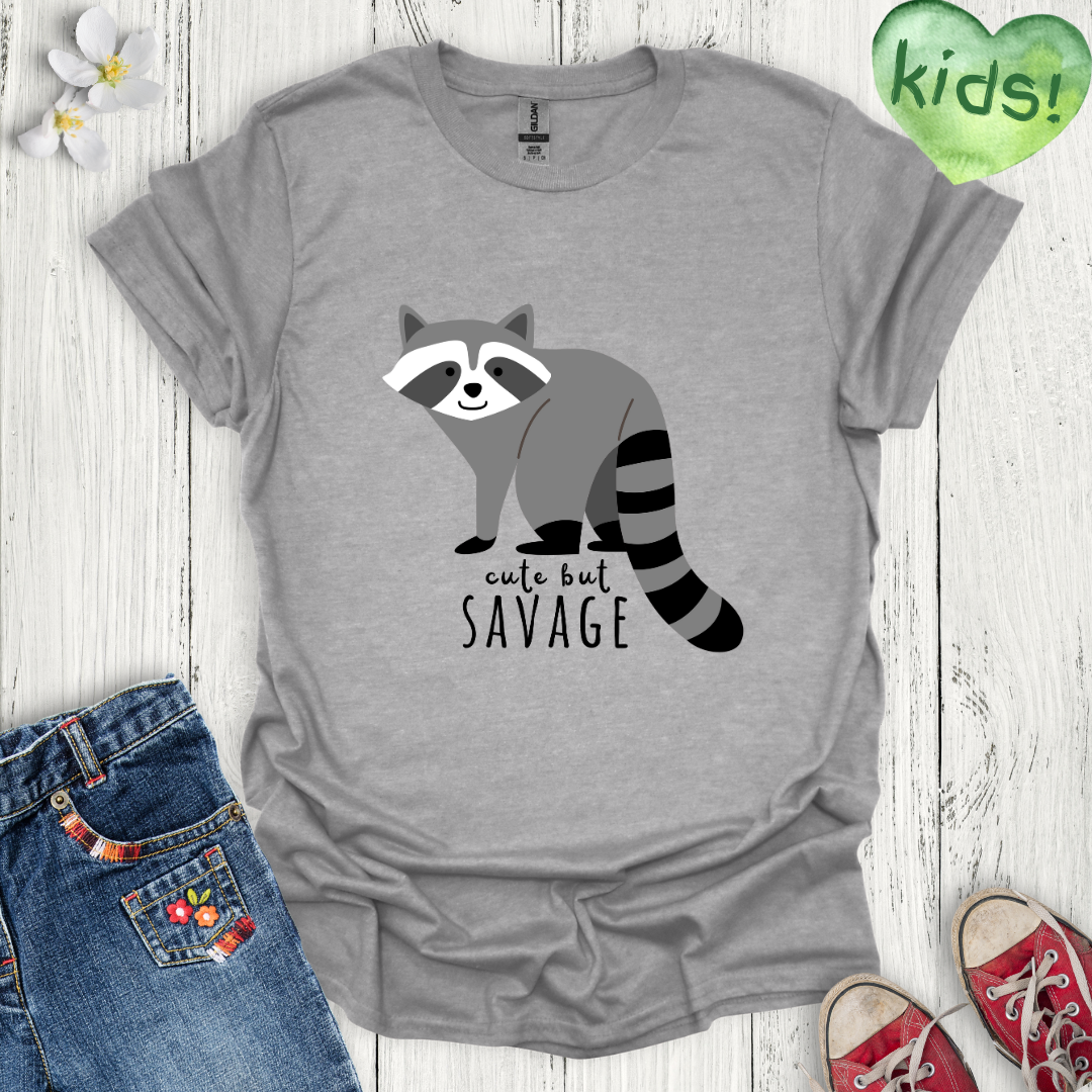 Cute But Savage Kids T-Shirt