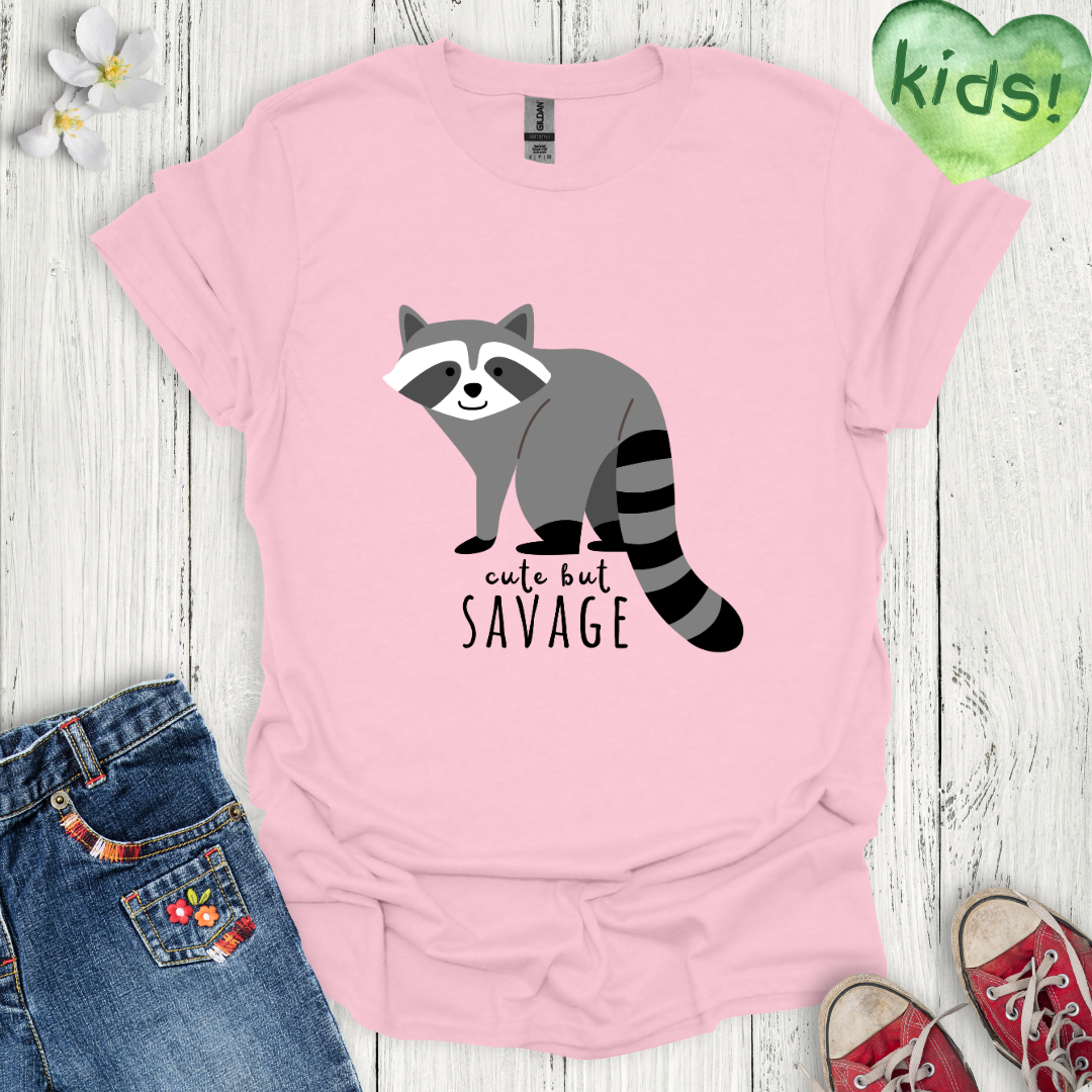 Cute But Savage Kids T-Shirt