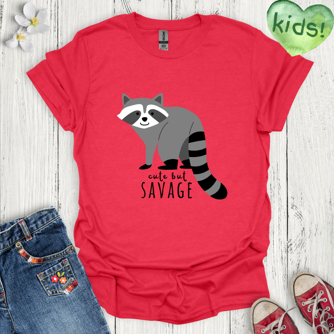 Cute But Savage Kids T-Shirt