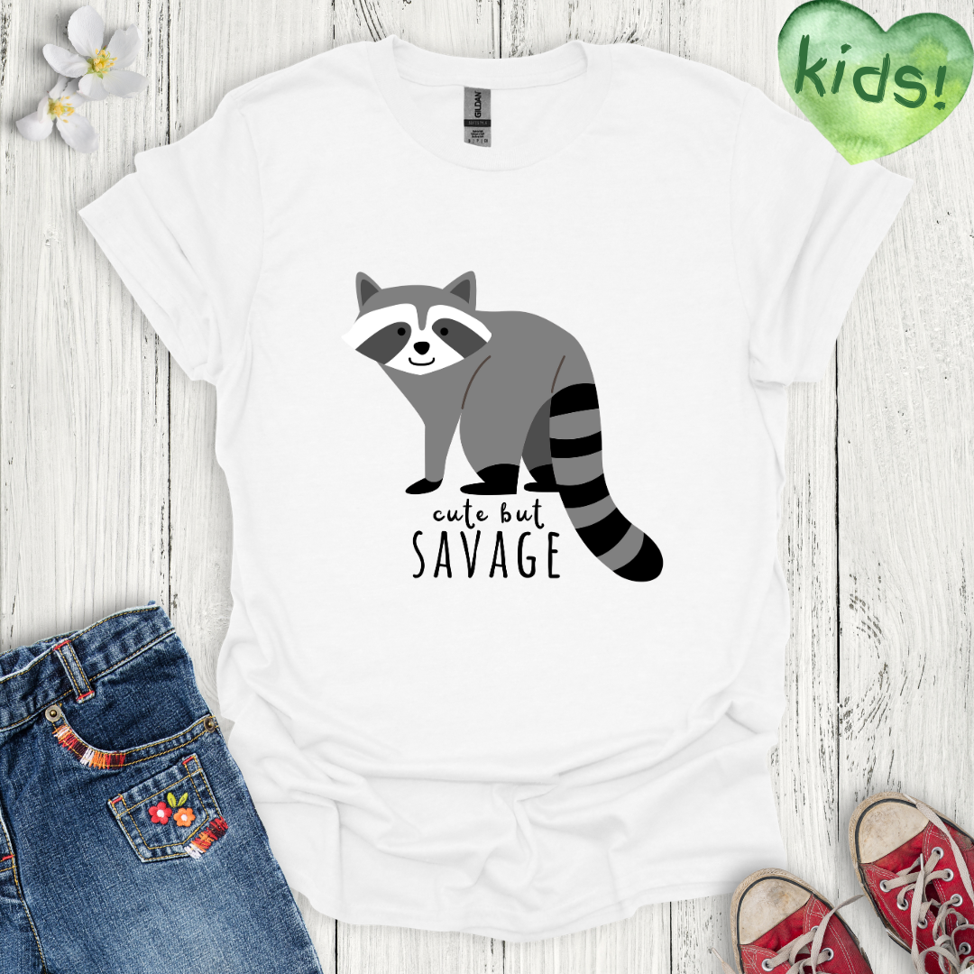 Cute But Savage Kids T-Shirt